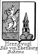 Hennevogl Coat of Arms / Family Crest 0