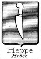 Heppe Coat of Arms / Family Crest 3