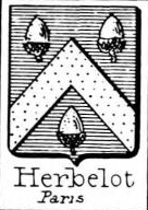 Herbelot Coat of Arms / Family Crest 1