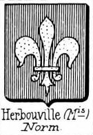 Herbouville Coat of Arms / Family Crest 0