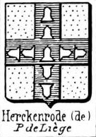 Herckenrode Coat of Arms / Family Crest 0