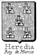 Heredia Coat of Arms / Family Crest 1