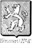 Hericourt Coat of Arms / Family Crest 1