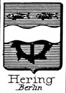 Hering Coat of Arms / Family Crest 1