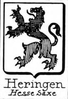 Heringen Coat of Arms / Family Crest 6
