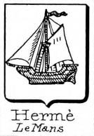 Herme Coat of Arms / Family Crest 0