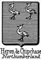 Heron Coat of Arms / Family Crest 2