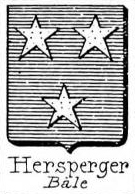 Hersperger Coat of Arms / Family Crest 0