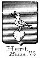 Hert Coat of Arms / Family Crest 2