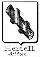Hertell Coat of Arms / Family Crest 1