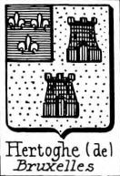 Hertoghe Coat of Arms / Family Crest 2
