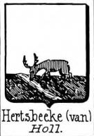 Hertsbeeke Coat of Arms / Family Crest 0