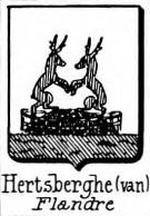 Hertsberghe Coat of Arms / Family Crest 2