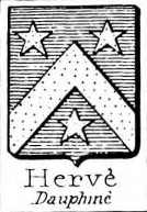 Herve Coat of Arms / Family Crest 1