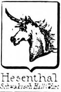 Hesenthal Coat of Arms / Family Crest 0