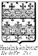Hesselin Coat of Arms / Family Crest 1