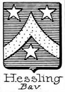 Hessling Coat of Arms / Family Crest 1