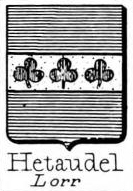 Hetaudel Coat of Arms / Family Crest 0