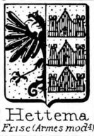 Hettema Coat of Arms / Family Crest 1