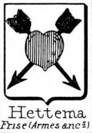 Hettema Coat of Arms / Family Crest 0