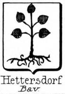Hettersdorf Coat of Arms / Family Crest 1