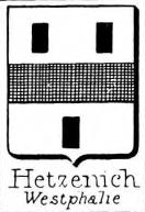 Hetzenich Coat of Arms / Family Crest 0