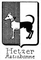 Hetzer Coat of Arms / Family Crest 3