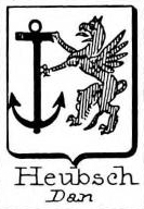 Heubsch Coat of Arms / Family Crest 0