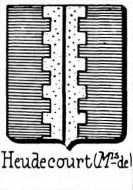 Heudecourt Coat of Arms / Family Crest 0