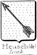 Heusch Coat of Arms / Family Crest 2