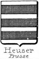 Heuser Coat of Arms / Family Crest 1