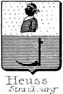 Heuss Coat of Arms / Family Crest 0