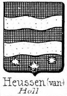 Heussen Coat of Arms / Family Crest 1