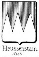 Heussenstam Coat of Arms / Family Crest 0