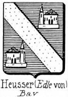 Heusser Coat of Arms / Family Crest 0