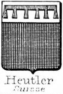 Heutler Coat of Arms / Family Crest 0