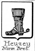 Heuzey Coat of Arms / Family Crest 0