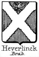 Heverlinck Coat of Arms / Family Crest 0