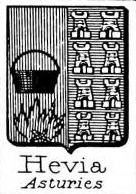 Hevia Coat of Arms / Family Crest 1