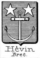 Hevin Coat of Arms / Family Crest 0