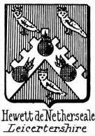 Hewett Coat of Arms / Family Crest 2