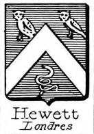 Hewett Coat of Arms / Family Crest 0