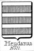 Heydanus Coat of Arms / Family Crest 1