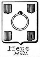 Heye Coat of Arms / Family Crest 1