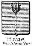 Heye Coat of Arms / Family Crest 4