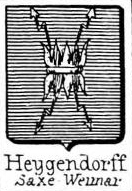 Heygendorff Coat of Arms / Family Crest 0