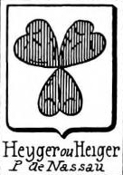 Heyger Coat of Arms / Family Crest 0