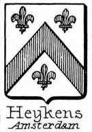 Heykens Coat of Arms / Family Crest 0