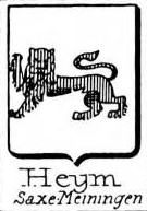 Heym Coat of Arms / Family Crest 3