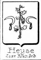Heyse Coat of Arms / Family Crest 3